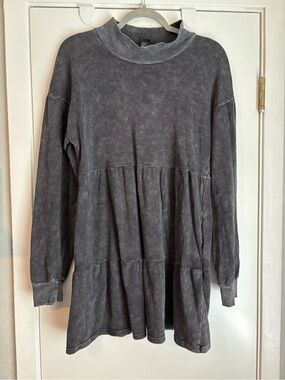 wild fable Charcoal Washed Pullover Tunic